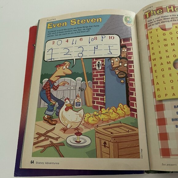 Disney Adventures Magazine March 2003 Comics Video Games Yugi Pokemon Zelda FLAW - Picture 10 of 13